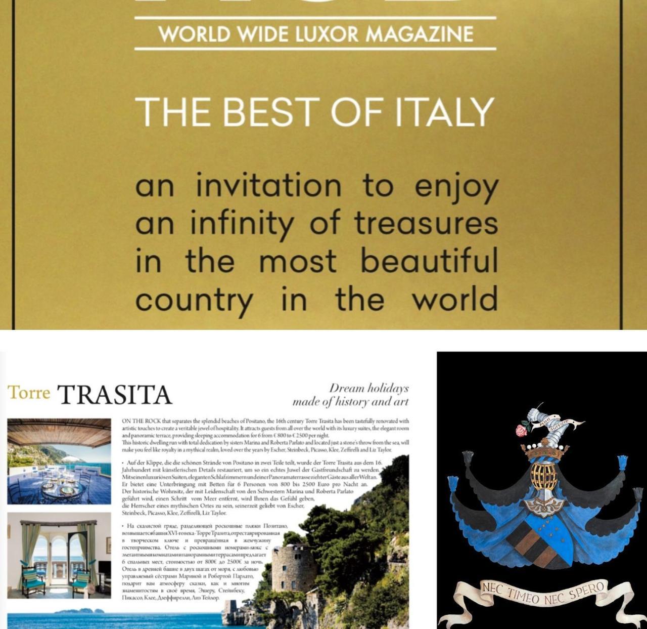Villa Torre Trasita Luxury Suites Позитано Екстериор снимка